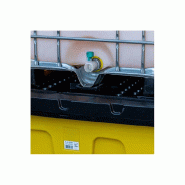 Armoire de rétention PEHD 1775x1770x2265 + Caillebotis PE - 1260L - Jaune_3