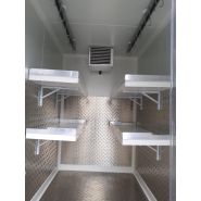 Remorque frigorifique double essieu 1300 kg - RAPHA 19 - dimensions 2m42x1m28x1m70 - température 0 à 5°C_3