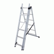 Échelle transformable aluminium HAILO 3x6 échelons - hauteur déployée 3.36 m - hauteur d'accès 4,46 m_3