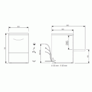 Lave-verres/vaisselle Tri 400V+N+T Panier 500x500mm Elettrobar Furnotel_3