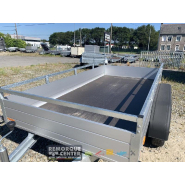 Remorque freinée aluminium - MCALU - FW2000 - 2 essieux - PTAC : 2000 Kg - 305 x 153 cm - Référence MCALU PRO FW2000 - Saris_3