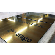 Plaque professionnelle - PVC - Trotec  (ep. 1.6mm)_0