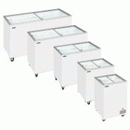 Congélateur vitré de crème glacée IC701SC (670 / 620) blanc TEFCOLD_3