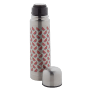 Thermos - Bouteille isotherme double paroi en acier inoxydable - 500 ml - Couleur argenté_3