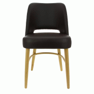 Chaise de restaurant Colisée confort - MARRON_3