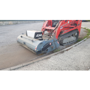 Godet balayeur ramasseur pour chargeur compact avec godet de collecte 4 en 1_4