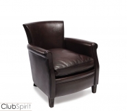 Fauteuil Club Parisien 1935 - Petite taille - Accoudoirs arrondis - Fabrication artisanale à Neufchâteau_3