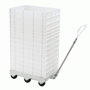 Bac à pâtons 600x 400x90mm 15L Gilac - Blanc_3