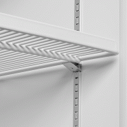 Armoire réfrigérée négative vitrée blanc/silver avec canopée LED - 440 L | Tefcold - UFSC1450GCPNFSilver_3