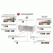 Meuble Bloom finition ébénisterie - Quadrifoglio - 3 cases, Ceram veiné blanc, Bronze, Noyer américain, Noyer américain_3