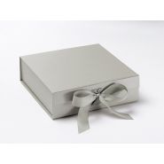 Bnbm - Boîtes pliantes aimantées avec ruban - 217x207x60 et 186x186x195 - Carton haute densité - Personnalisations multiples_3