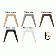 Bureau de Direction Rail en bois- Bralco. - 200, Chêne foncé_3