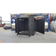Conteneur aménagé sur mesure - Chaudronnerie, isolation, peinture, revêtement de sol, électricité, menuiserie_3