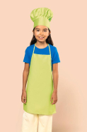 Kit chef cuisinier enfant - Toque et tablier ajustables 100% coton - Réf: K884_3