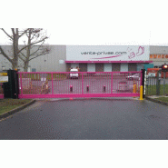 Portail autoporté barreaudage rond - 7000 / 2000_3