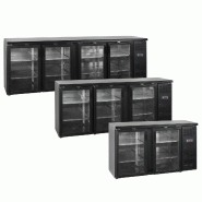 Arrière bar réfrigéré 4 portes CBC410G noir TEFCOLD_3