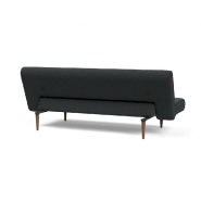 Canapé lit design Innovation Living UNFURL convertible 200x120 cm - Tissu bouclé Black Raven_3