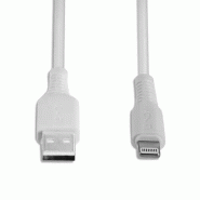 LINDY 0.5m USB to Lightning Cable white Charge and sync_3