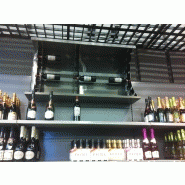 Présentoirs bouteilles en verre - Mobilier de magasin sur mesure - Aménagement de boutique_3