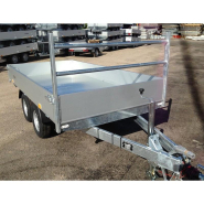 Benne DEBON - PW1.2 ECO - PTAC 2000Kg - 2 essieux freinés - 300 x 160 x H30 cm - Référence PW1.2ECO_3