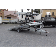 Remorque plateau basculant pour 2 quads - transport d'engins et véhicules - Lider 33630_3