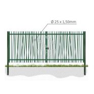 Clôture en fil d'acier galvanisé avec épaisseur de zinc de 35 gr/m²