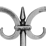 Vidaxl bordures de pelouse 17 pcs argentée 10 m pp 318299_3