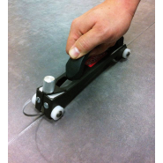 Chanfreineuse pour joints larges sur sols en mousse ou PVC compact