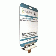 Panneau de communication de chantiers sur plastobloc_3