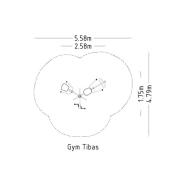Équipement de fitness extérieur - Gym Tibas 8041326-2 - Station multi-fitness 3 en 1 - Hags_3