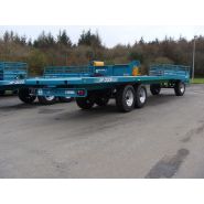 Remorque plateau agricole LCH 12006 - Golpais - 12m - PTAC 26000 kg - Charge utile 20800 kg_3