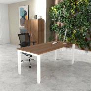 Bureau Professionnel Tempo Mobel Linea. - 180, Acacia foncé, Non_0
