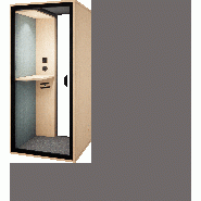 Cabine acoustique  pour des coups de fil en toute discrétion et dans le plus grand confort - Essentielle S_3