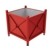 Bac à Palmier Province - Disponible en plusieurs tailles - Habillage en tôle d'acier galvanisé_3