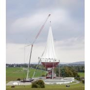 Grue automotrice Liebherr dotée d'un moteur 8 cylindres diesel