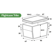 Triporteur électrique Bakfiets Flightcase - Shimano E-Bike Systems - Grande capacité et stabilité_3