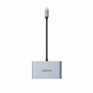 DICOTA D32064 station d'accueil Tablette/Smartphone/ordinateur portable Argent_3