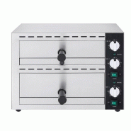 Mini four électrique double à pizza - 2 pizzas Ø 33 cm_3
