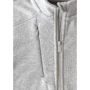 Veste en polaire tricotée à fermeture éclair complète - Light Grey Melange - Montana Women - Nimbus_3