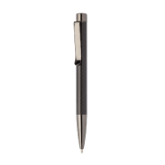 Set écriture - stylo à bille et roller en métal - motif carbone - boîte cadeau_3