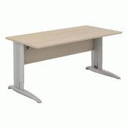 Bureau individuel réglable en hauteur avec goulotte passe-câbles So Enix_3