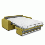 Canapé express Dreamer convertible 3 places - Matelas Excellence Literie 140x197cm - Tissu NEO vert lime_3