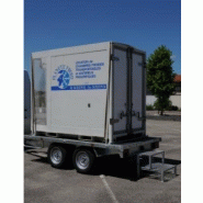 Équipement frigorifique surpuissant pour surgélation de produits frais en remorque