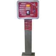 Panneau de commande pour station de lavage avec afficheur graphique