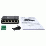 EXSYS EX-62020PoE Switch Ethernet industriel 5 ports PoE_3