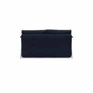 Innovation Living - Canapé design Cubed 02 Alu convertible 160*200 cm - tissu Mixed Dance Blue_3