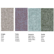 Cloison de Séparation en Tissu LAY 80 - Référence 7995 FR108 - 4 Finitions - Pieds Métal Fabriquée en Italie_3