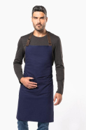 Tablier coton vintage - Réf: K8003 - Kariban - Tissu canvas très résistant - One Size - Vintage Charcoal et Navy_3