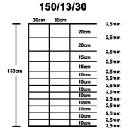 Vidaxl clôture de jardin acier galvanisé 50x1,5 m argenté 149515_3