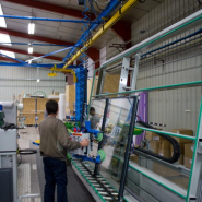 Palonnier à ventouses pour le verre, adapté aux rudes conditions des chantiers_3